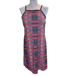 Prana Ardor Athletic Dress Size M Carmine Desert Print Racerback Aztec‎ Geo